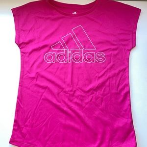 Pink adidas sporty girls top